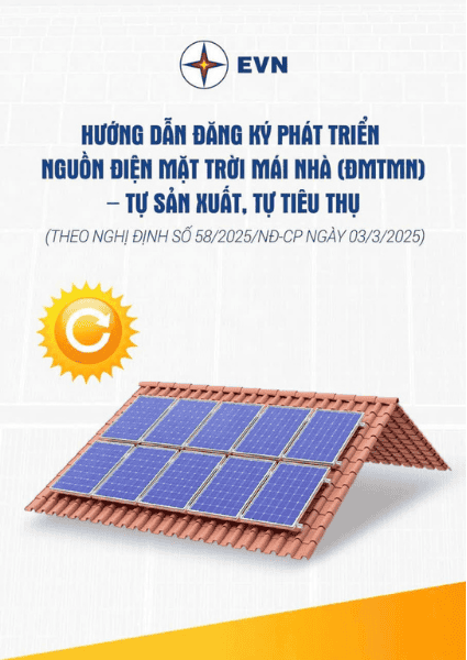 Hướng Dẫn Chi Tiết Đăng Ký Điện Mặt Trời Mái Nhà (Tự Sản Xuất, Tự Tiêu Thụ) Mới Nhất